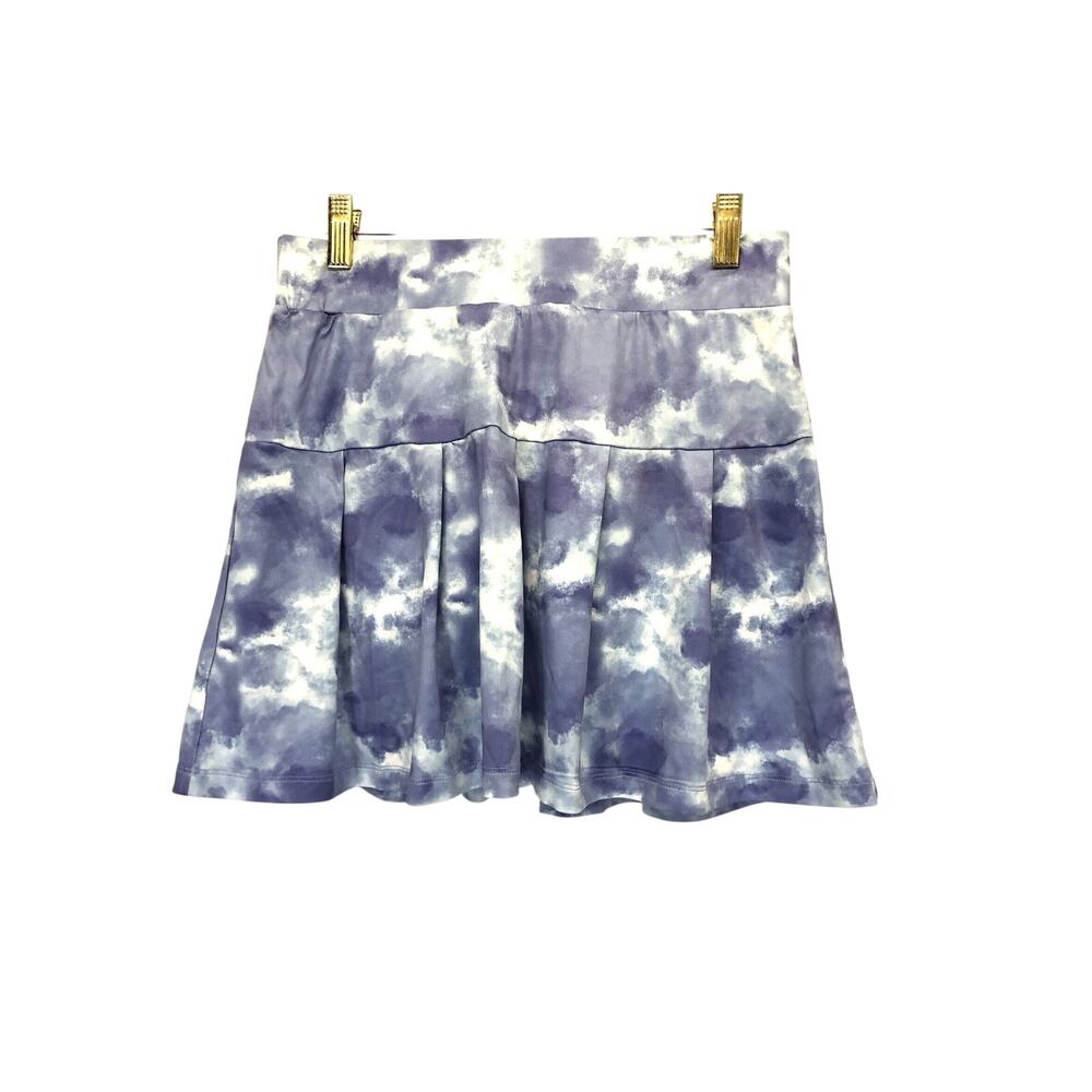 Garb Blue White Tie Dye Skirt Golf Skort Age 13-14 Adolescent Teen UPF 50+ NWT
